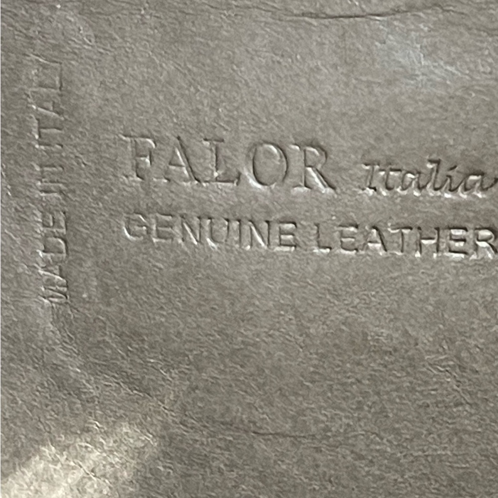 FALOR Italy Genuine Handmade Leather Woven Large Tote Hand Bag Mocha Brown nwot - Picture 4 of 11